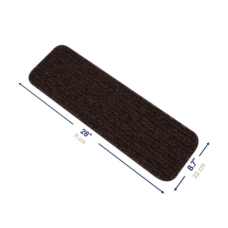 Beverly Rug Non Slip Stair Treads, Matching Landing Rug, Washable Runner Rug for Hallway
