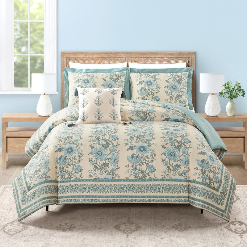 Spartina 449 Mystic Moss 3-Piece Cotton Sateen Comforter Set