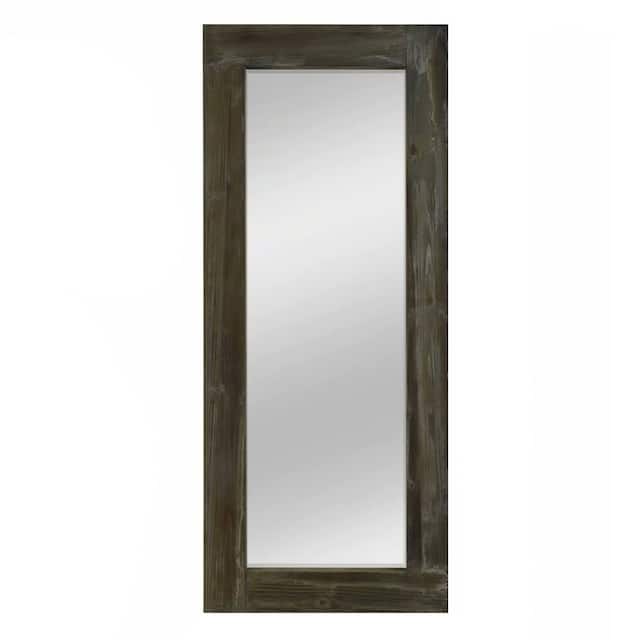 Neutypechic Rustic Wood Freestanding Full-length Floor Mirror