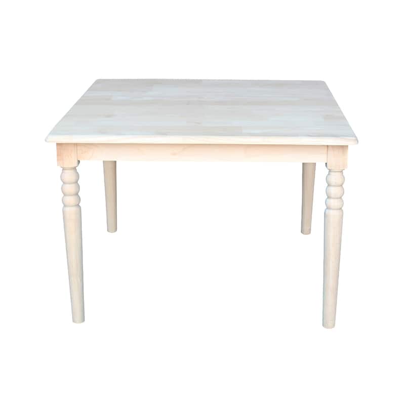 Square Unfinished Juvenile Table