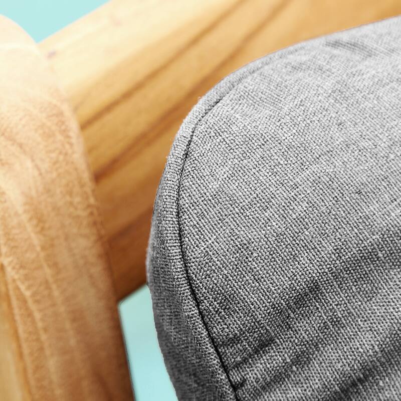 Cambridge Casual Lowell Teak Patio Loveseat with Cushion