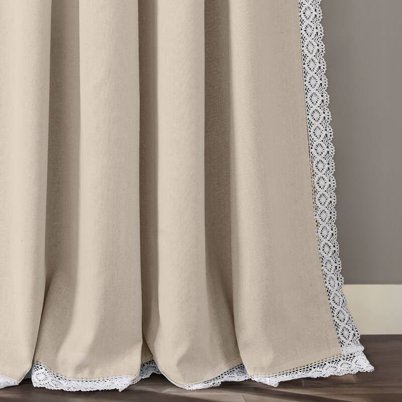 The Gray Barn Kind Koala Vintage Farmhouse Light Filtering Curtain Panel Pair