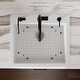 preview thumbnail 36 of 59, Karran Top Mount 25 in. Single Bowl Quartz Kitchen Sink Kit