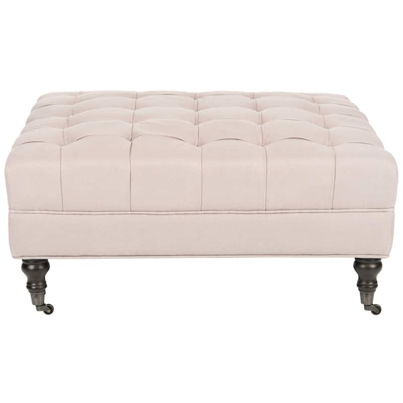 SAFAVIEH Ayesha Cocktail Ottoman - Taupe