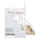 preview thumbnail 5 of 7, Twin-over-Twin Castle Style Bunk Bed with Drawers, Shelves and Slide