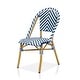 preview thumbnail 22 of 95, Furniture of America Irene French Chevron Wicker Patio Dining Chairs