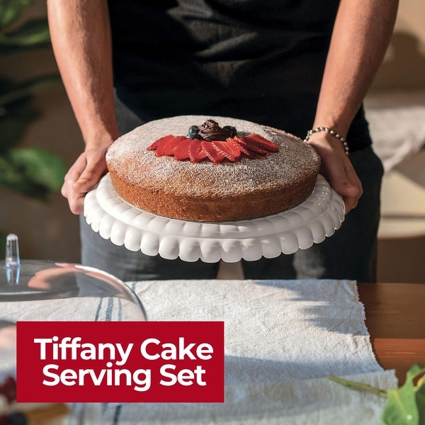 Guzzini Tiffany Cake Serving Set - Bed Bath & Beyond - 40844343