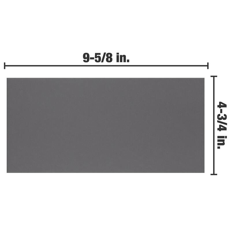 Merola Tile BioTech Piscina Brick Dark Grey Matte 4-3/4" x 9-5/8" Porcelain Floor and Wall Tile