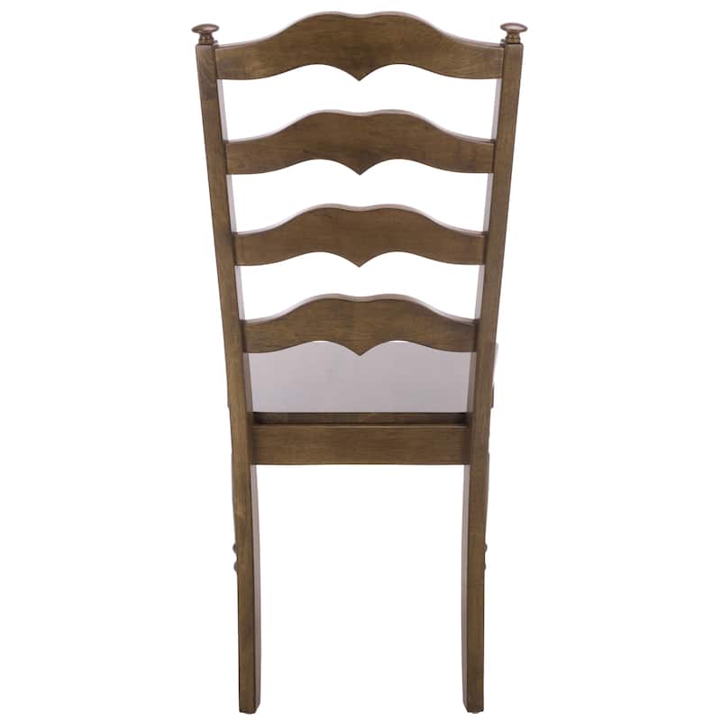 SAFAVIEH HOME Rasia Ladder Back Side Chair - 19"W x 22"D x 41"H