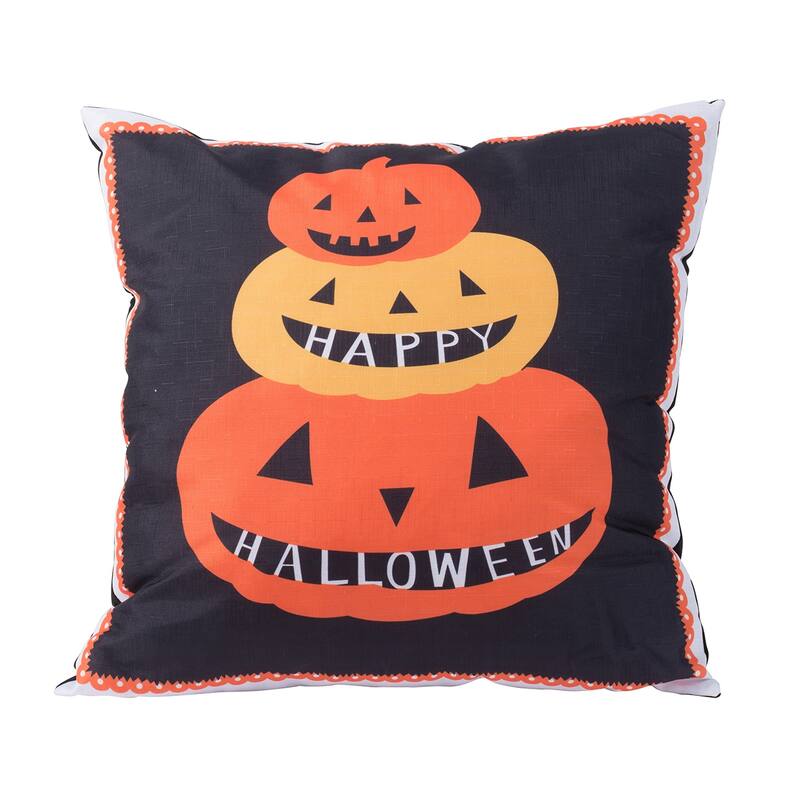 20x20" Halloween Pumpkin Pillow - Multi
