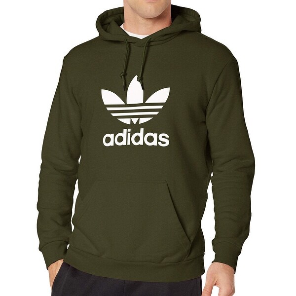 olive green adidas hoodie