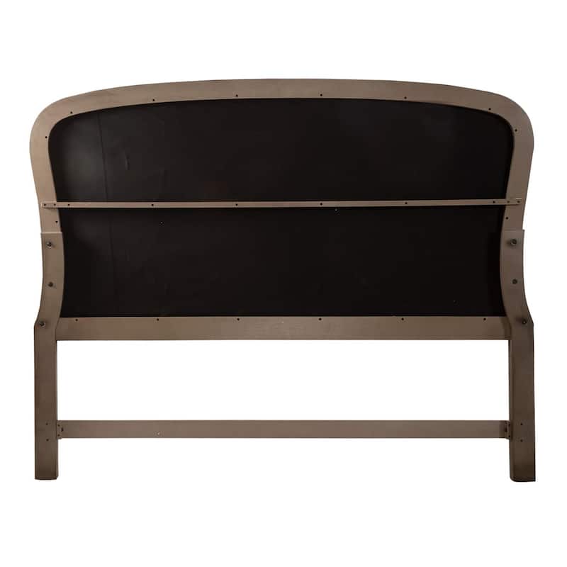 Americana Farmhouse Dusty Taupe Queen Tufted Panel Headboard