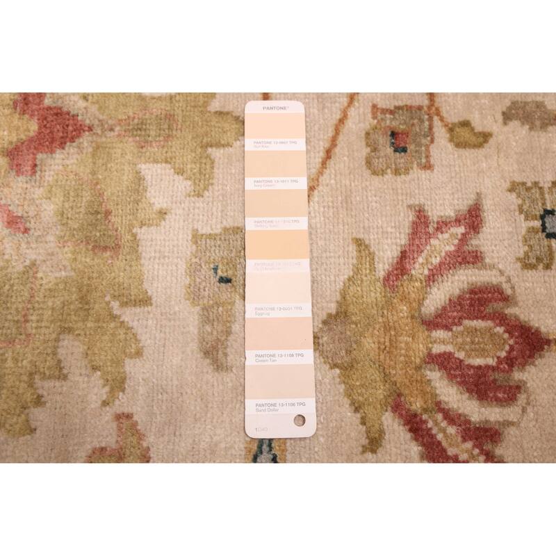 ECARPETGALLERY Hand-knotted Jules Serapi Ivory Wool Rug - 8'1 x 9'11