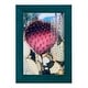 preview thumbnail 78 of 138, Pink Yellow Cactus III -Framed Print w/glass-Cherry Red 4x6 - Blue