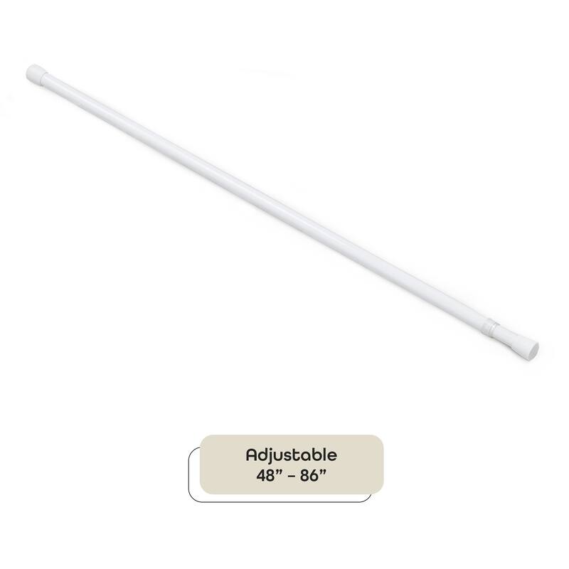 ACHIM Fantasia 5/8" Spring Tension Rod