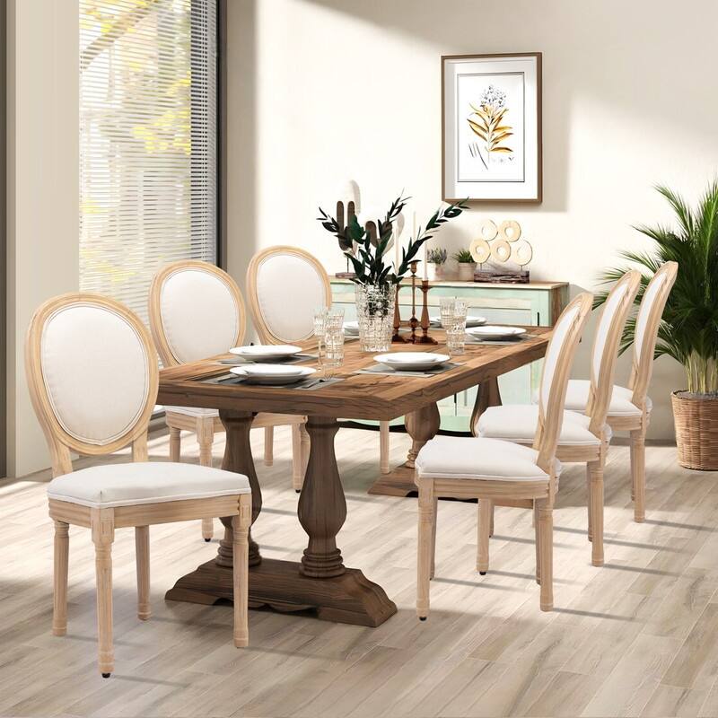 French Dining Chair with Nailhead Trim Set of 4