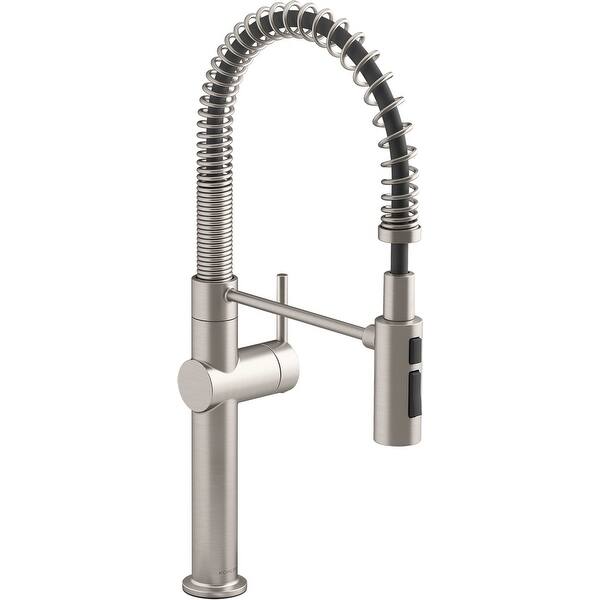 Kohler Crue 1.5 GPM Single Hole Pre-Rinse Pull Down Kitchen ...