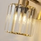 preview thumbnail 49 of 115, Mid-Century Modern Dimmable Bathroom Vanity Light Crystal Glass Wall Sconce