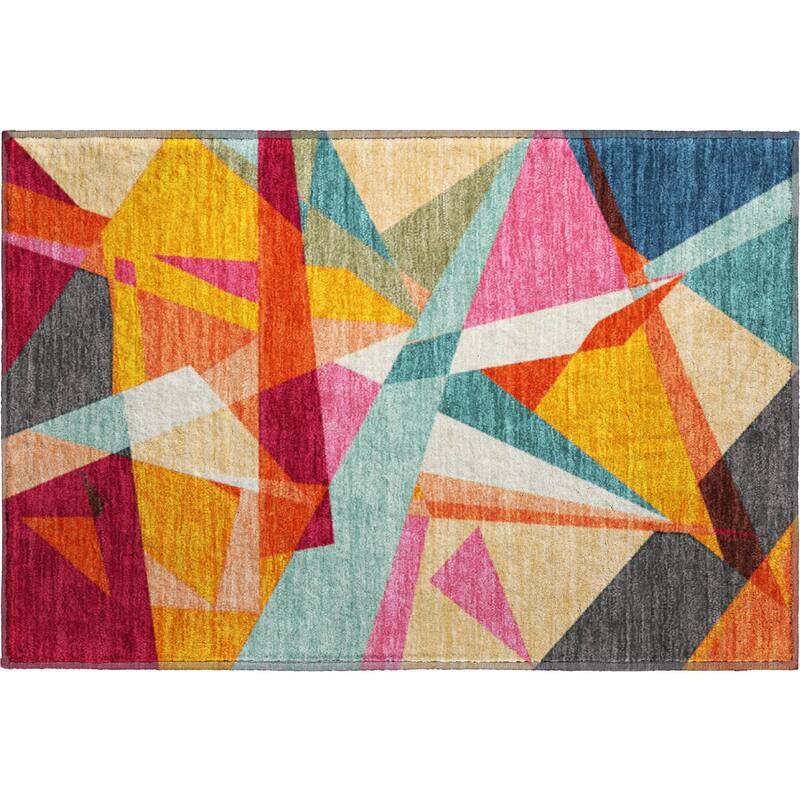 Premium Washable Super Soft Abstract Mosaic Mayfield Rug