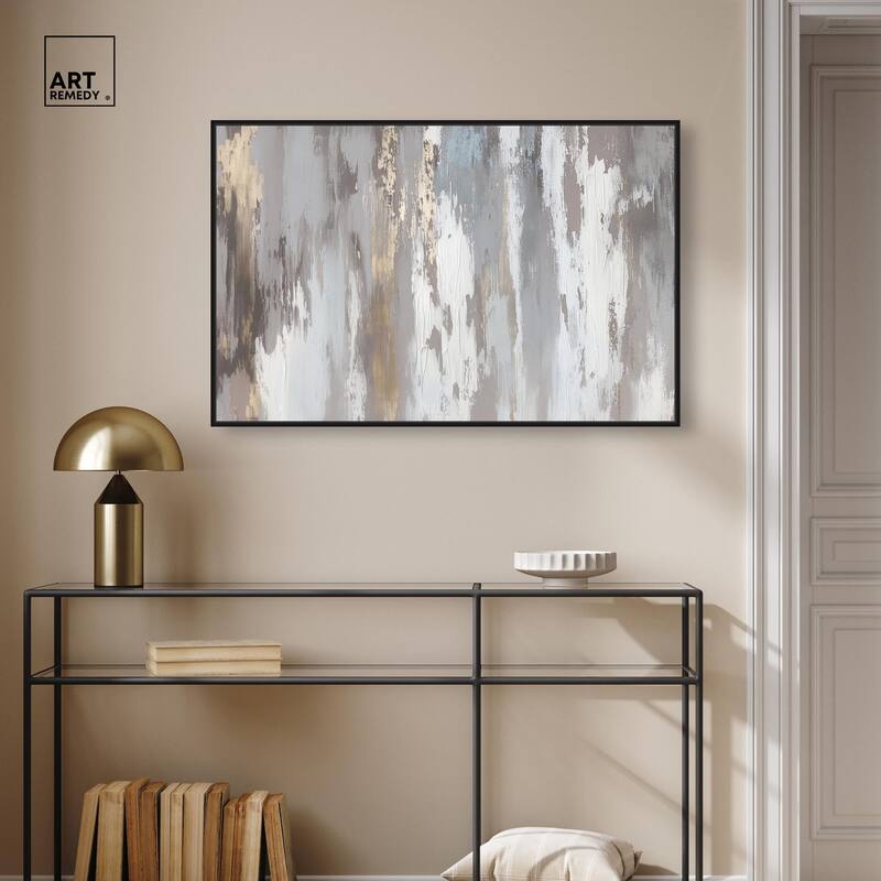 Flooding Gold I Canvas by Art Remedy