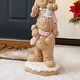 preview thumbnail 18 of 18, Glitzhome 29"H Christmas Stacked Gingerbread Man Porch Decor - 29"