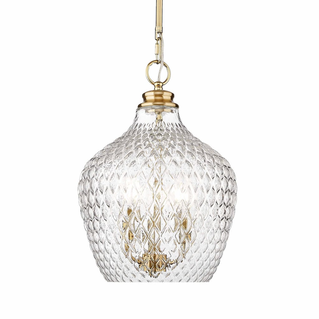 Golden Lighting Adeline 3-light Pendant in Modern Brushed Gold - 3 Light Pendant