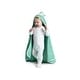 preview thumbnail 5 of 3, Baby/Infant Hooded Bath Towel - Super Soft and Absorbent- Newborn Essential - Light Teal Owl