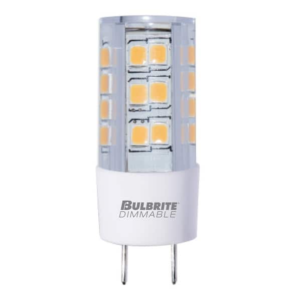 Bulbrite Pack of (2) 4.5 Watt Dimmable Clear Mini Bi-Pin LED Bulb - Bed ...