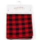 preview thumbnail 1 of 3, Baby Knit Plaid Blanket Red