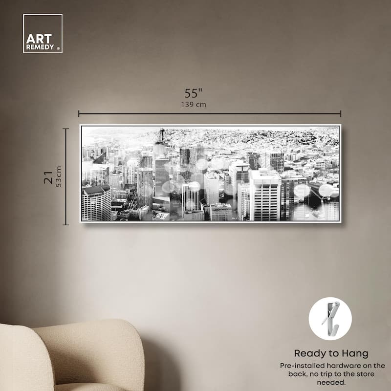 You're in Seattle Panoramic Canvas by Art Remedy