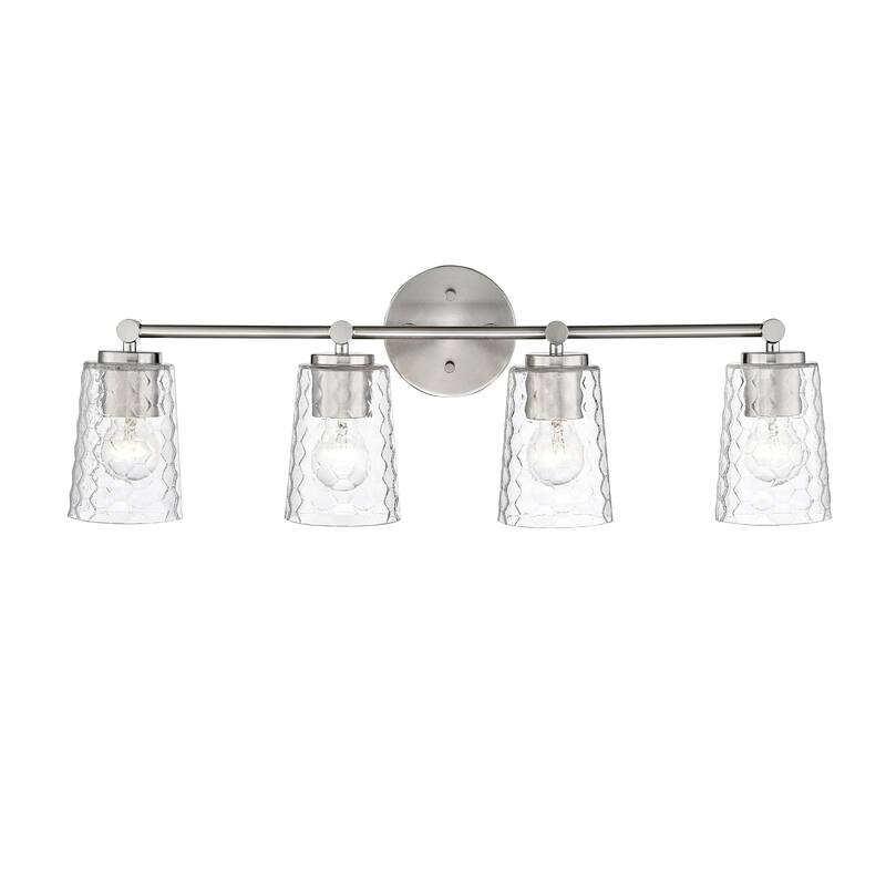 Millennium Lighting Ashli 2/4 Light Vanity Light with Clear Honeycomb Glass Shades