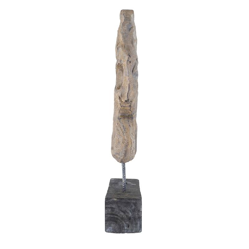 Weathered Style Cutout Wooden Sculpture - 30.75"