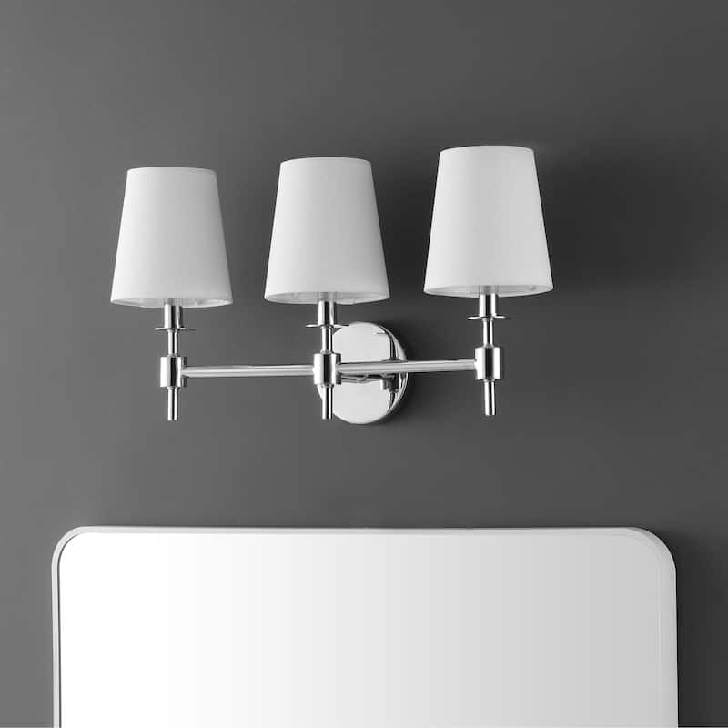 SAFAVIEH Lighting Youko 21-inch Modern & Contemporary Wall Sconce (3-Bulb) - 7Wx21Dx11H