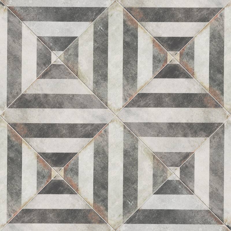 Merola Tile D'Anticatto Decor Obliqua 8-3/4" x 8-3/4" Porcelain Floor and Wall Tile