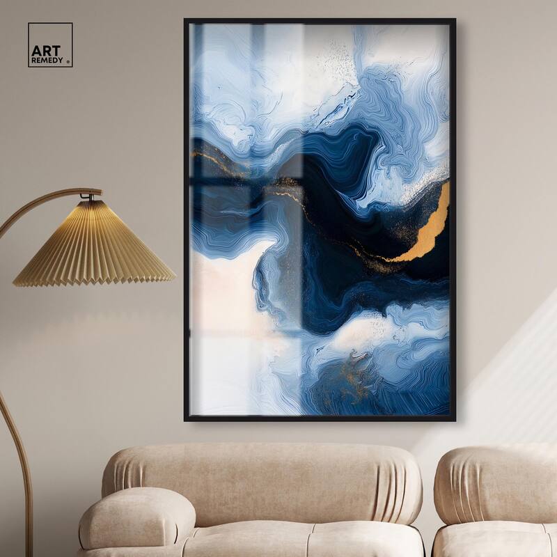 Blue Deep II Shadowbox by Art Remedy