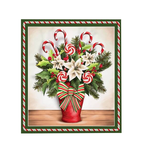 Candy Cane Bouquet Decorative Christmas Dishwasher Magnet - 23 x 0.03 x 26 - Bed Bath & Beyond 