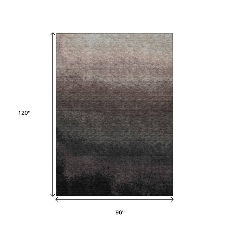 HomeRoots Ombre Transitional Rectangle Outdoor Rug