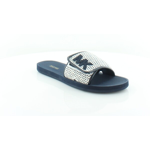 michael kors slides womens navy