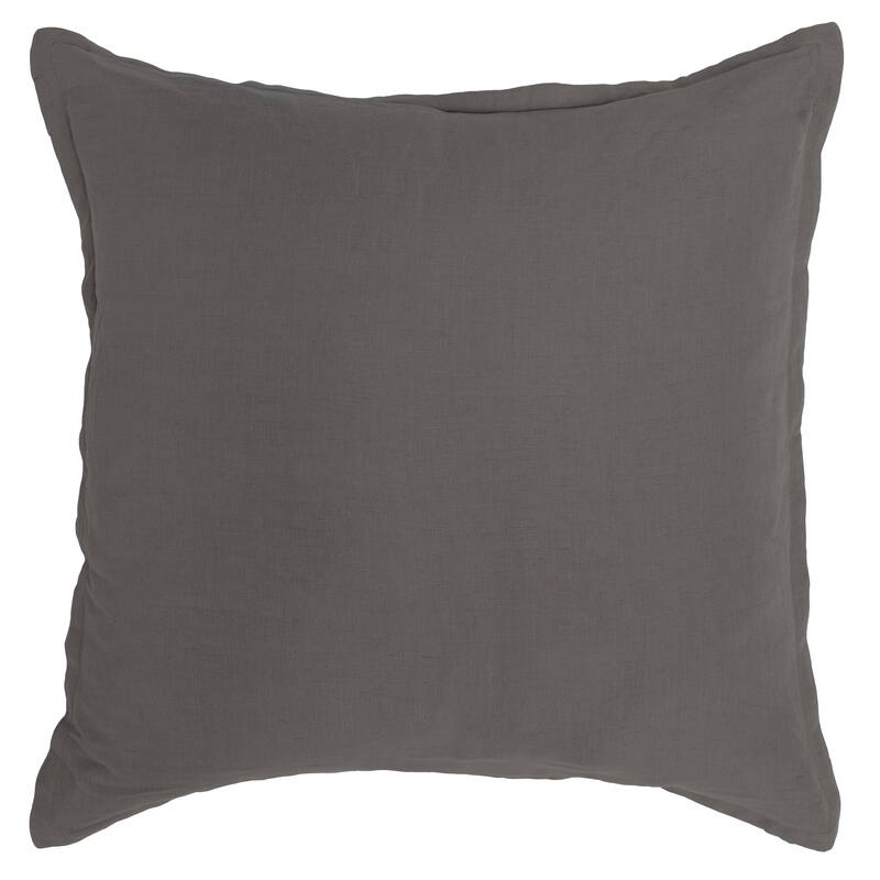 Villa by Classic Home Arcadia Linen Blend Sham - Euro Square - Grey