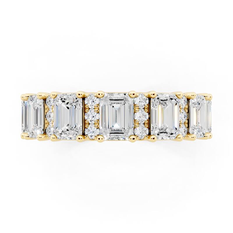 Auriya 14k Gold 2 1/2ctw Lab Grown Diamond Anniversary Ring (E-F VS)