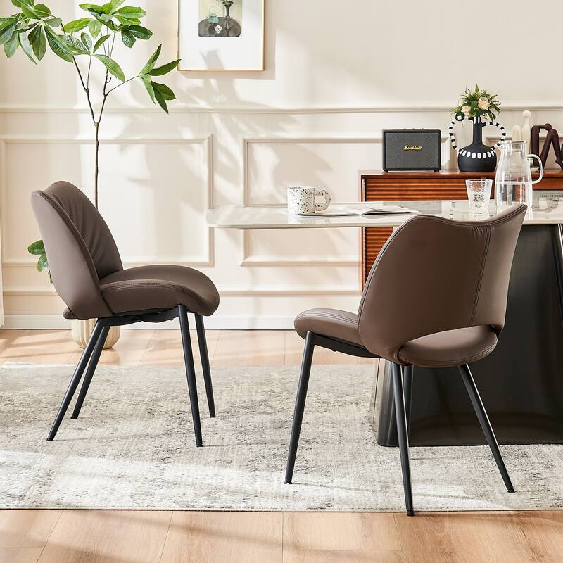 Modern Dining Kitchen Chairs Set of 2 Loads up to 300lbs