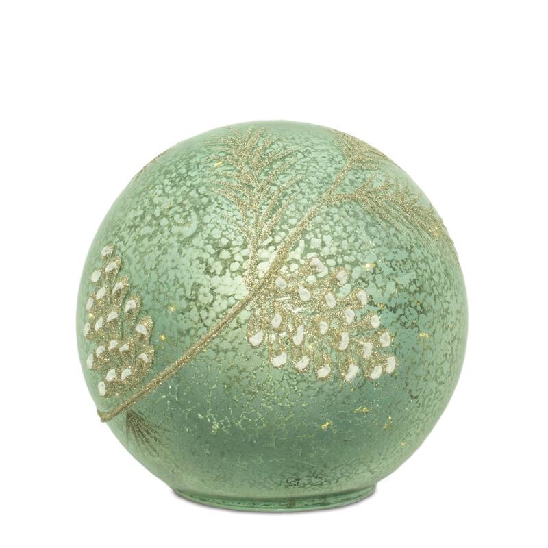 LED Pinecone Globe (Set of 2) - N/A