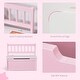 preview thumbnail 3 of 8, Qaba Toddler Toy Box Storage Bench with Large 27 L Interior, Kids Storage Bench Seat with Storage