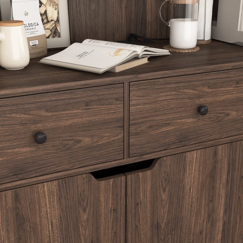 Kitchen Pantry Storage Cabinet Large Capacity Display Cabinet