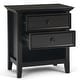 preview thumbnail 56 of 104, WYNDENHALL Halifax SOLID WOOD 24 inch Wide Bedside Nightstand Table