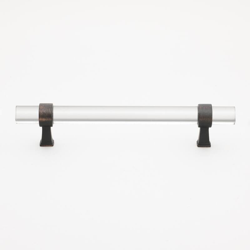 GlideRite 5-Pack 6-5/16 in. Center to Center Acrylic Cabinet Pull
