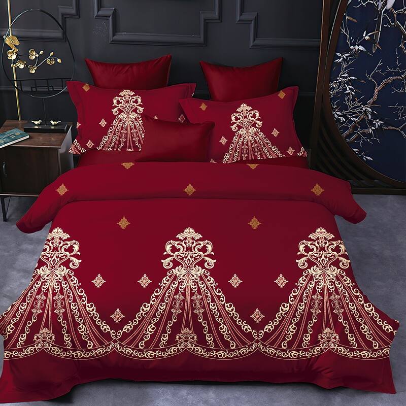 Shatex 3 piece Microfiber Bedding Comforter Set