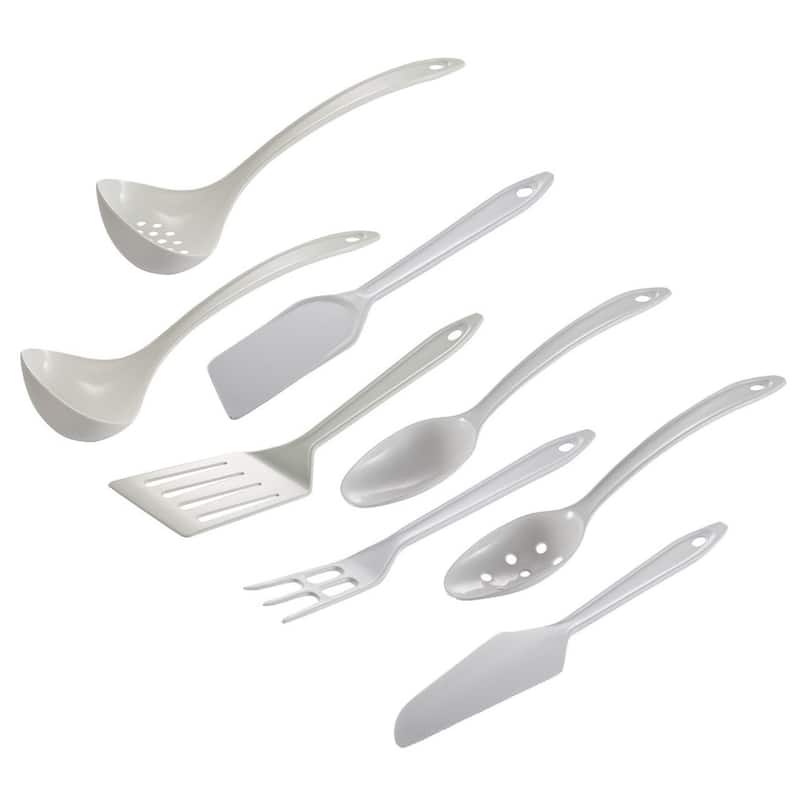 Hutzler LOPOL Reinforced Nylon Cooking Utensil Sets - White