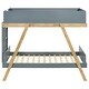 preview thumbnail 6 of 13, Frankie Mid-Century Modern Wood Twin Over Twin Bunk Bed
