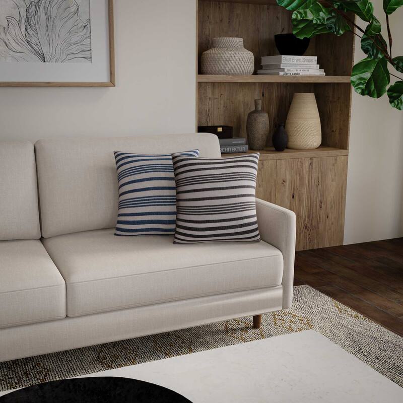 Rizzy Home Stripe Transitional Throw Pillow